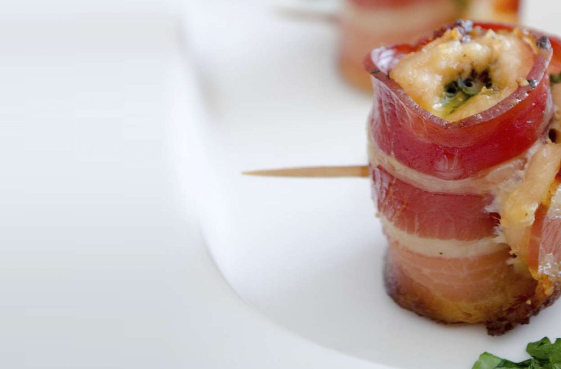 Brochette de Pata Negra et aux coquilles saintjacques Blog Jambons Oliveras